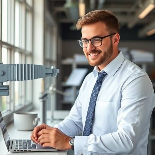 Un consulente di gestione che ottimizza i processi aziendali